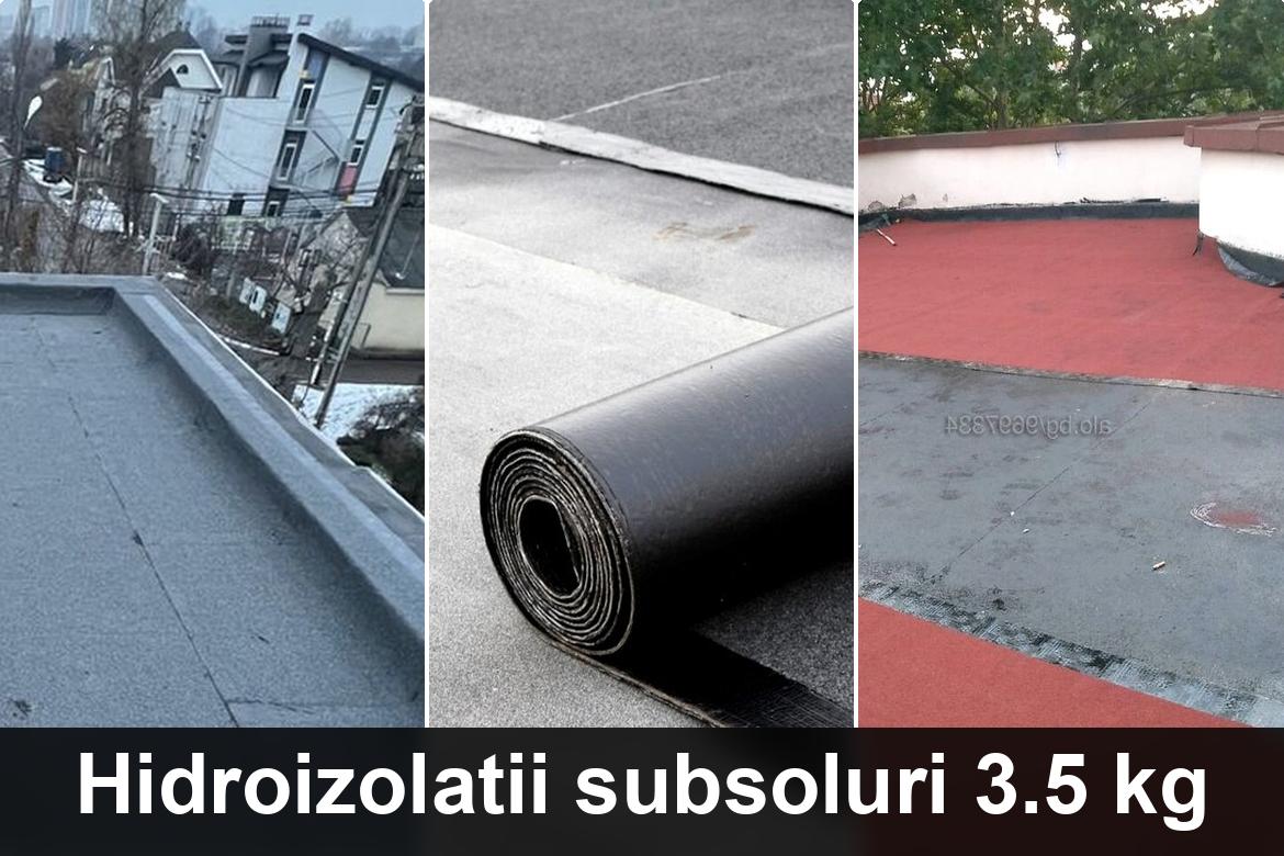 hidroizolatie terasa cu membrana bituminoasa