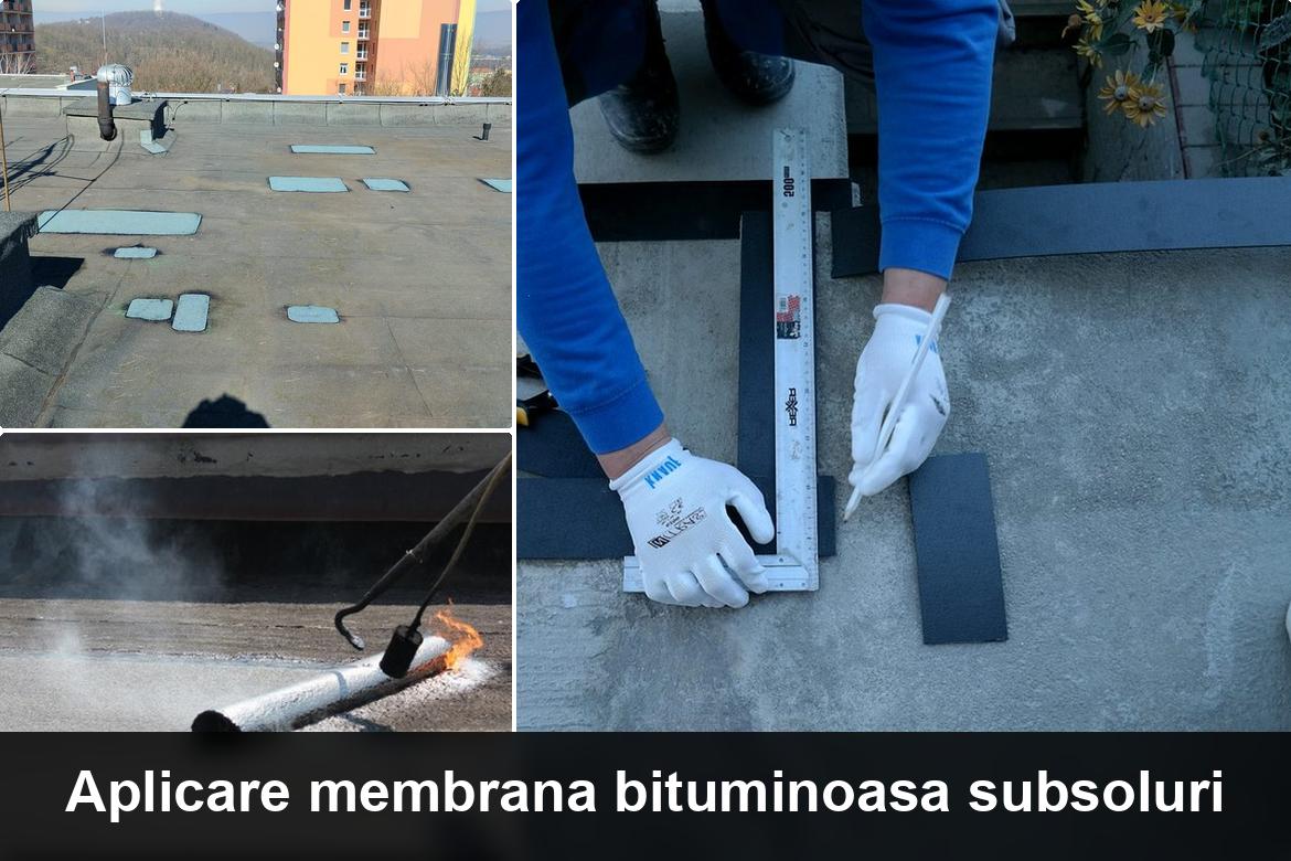 hidroizolatie terasa cu membrana bituminoasa