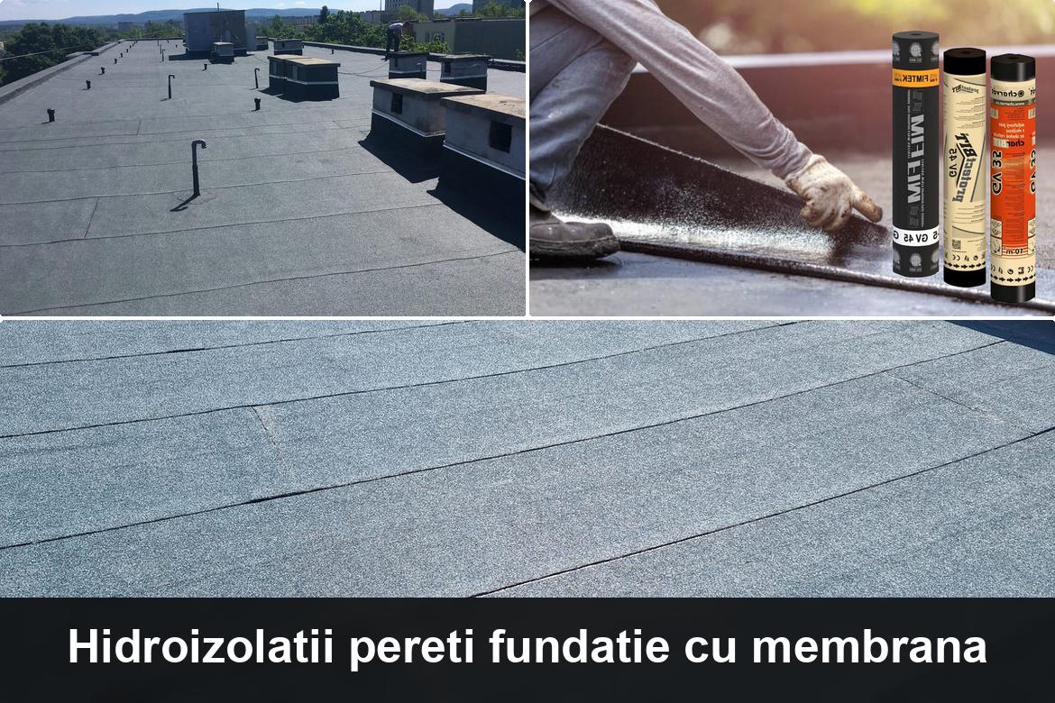 hidroizolatie terasa cu membrana bituminoasa