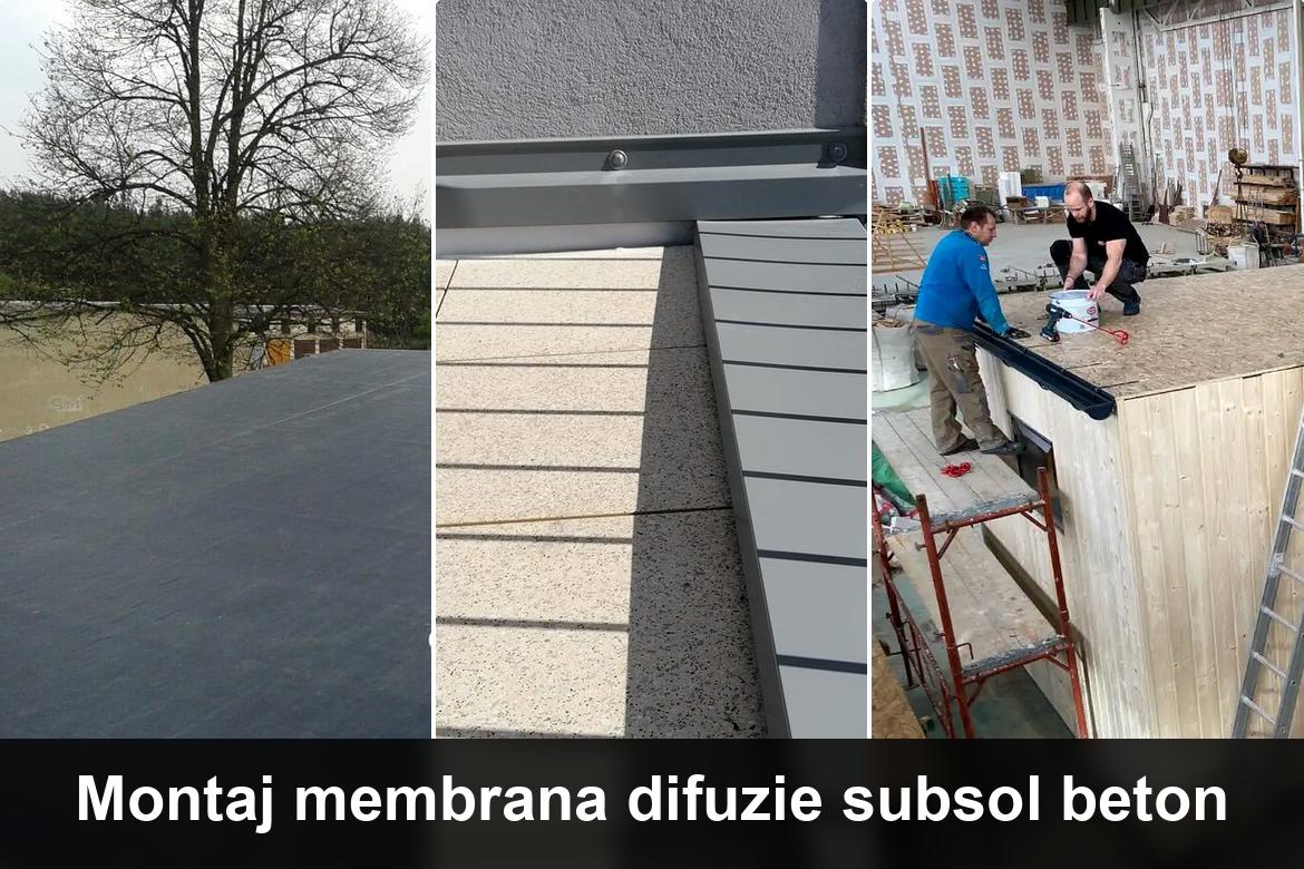 hidroizolatie terasa cu membrana bituminoasa