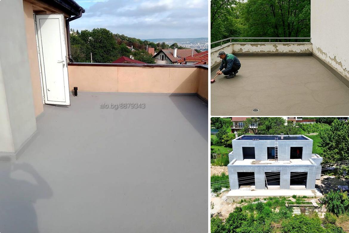 lucrare hidroizolatie terasa finalizata
