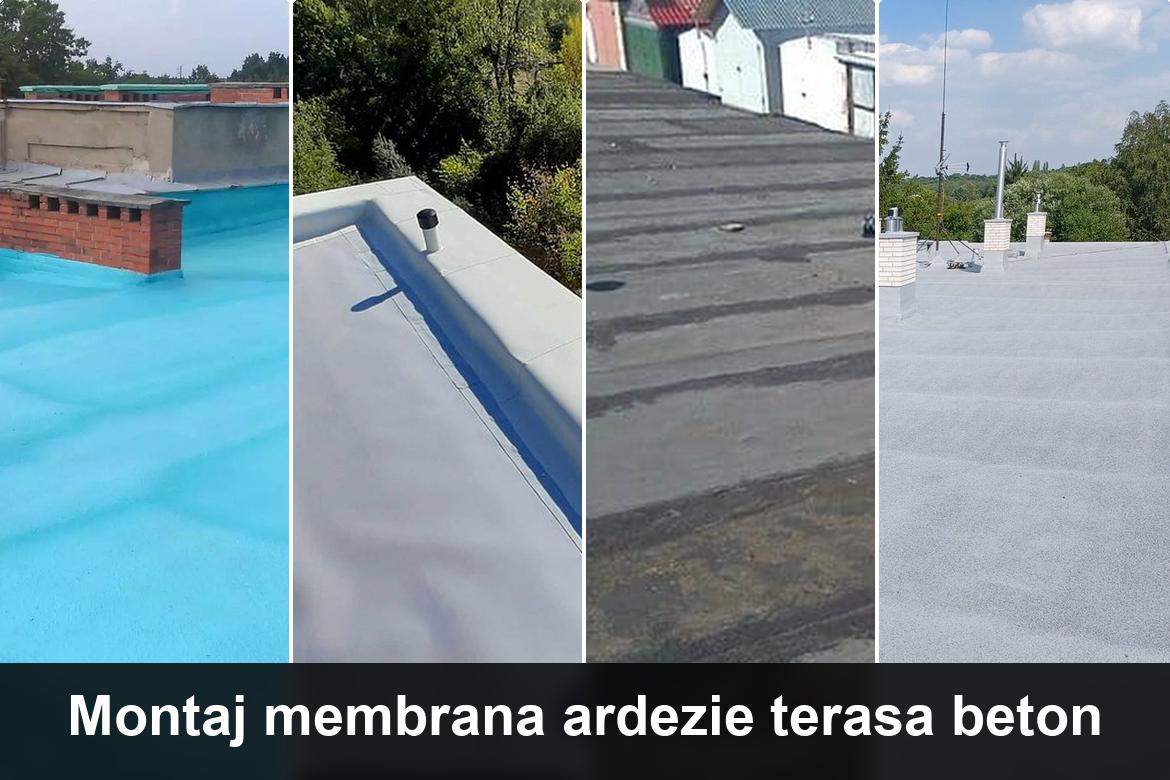 lucrare hidroizolatie terasa finalizata