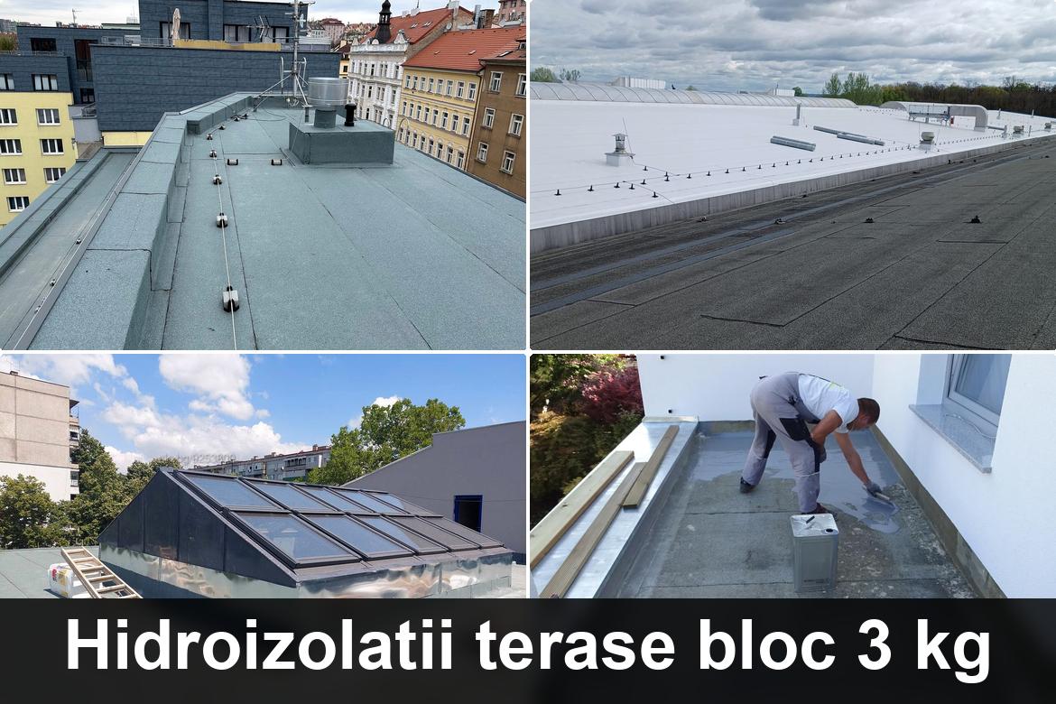 hidroizolatie terasa cu membrana bituminoasa