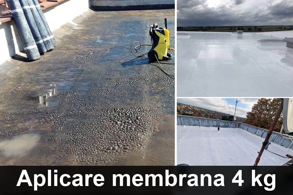 hidroizolatie terasa cu membrana bituminoasa