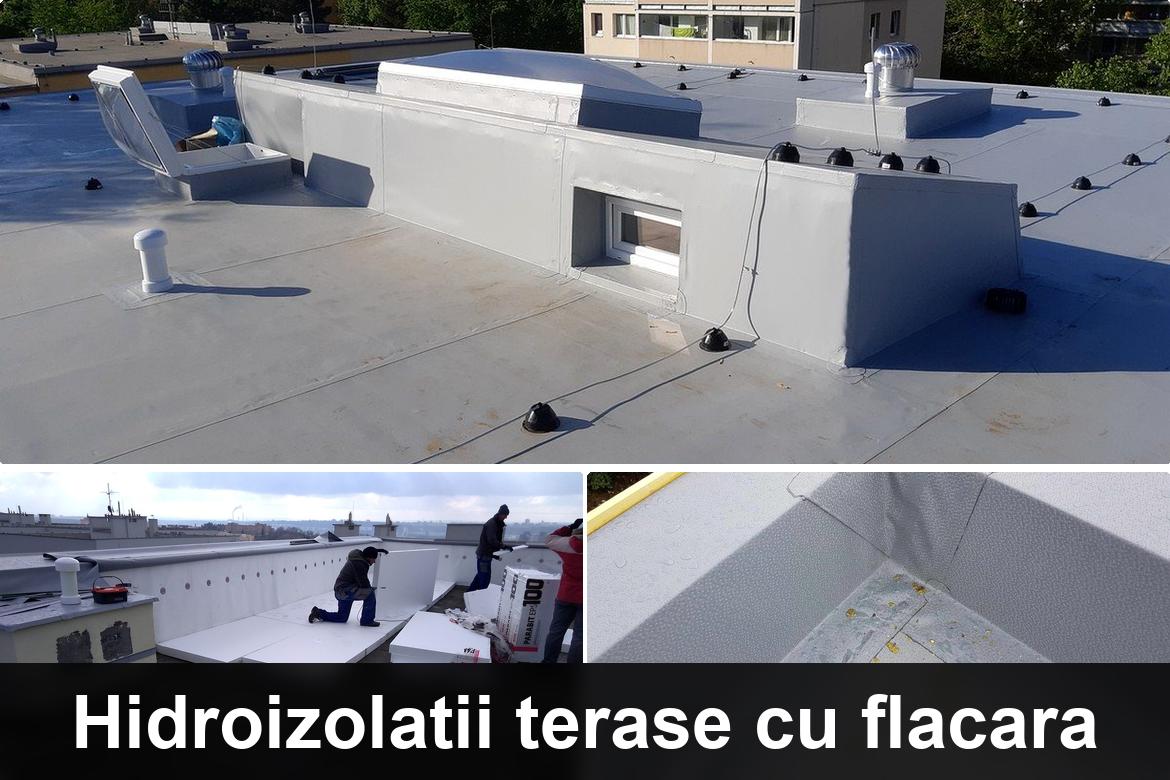 hidroizolatie terasa cu membrana bituminoasa