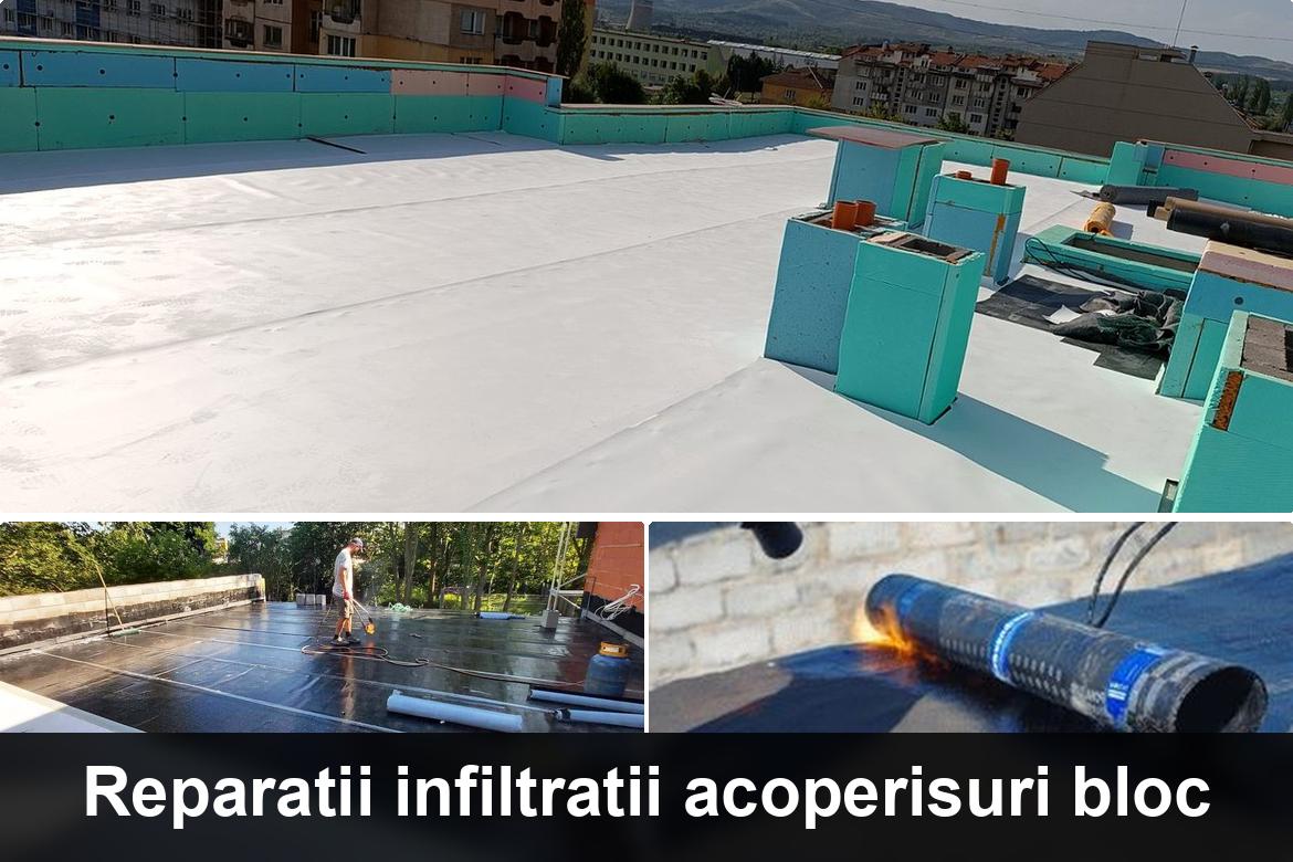 lucrare hidroizolatie terasa finalizata