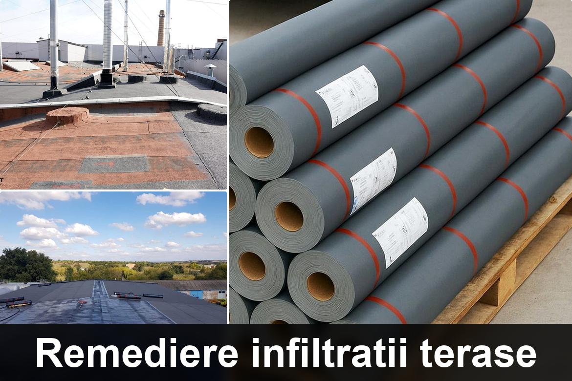 lucrare hidroizolatie terasa finalizata