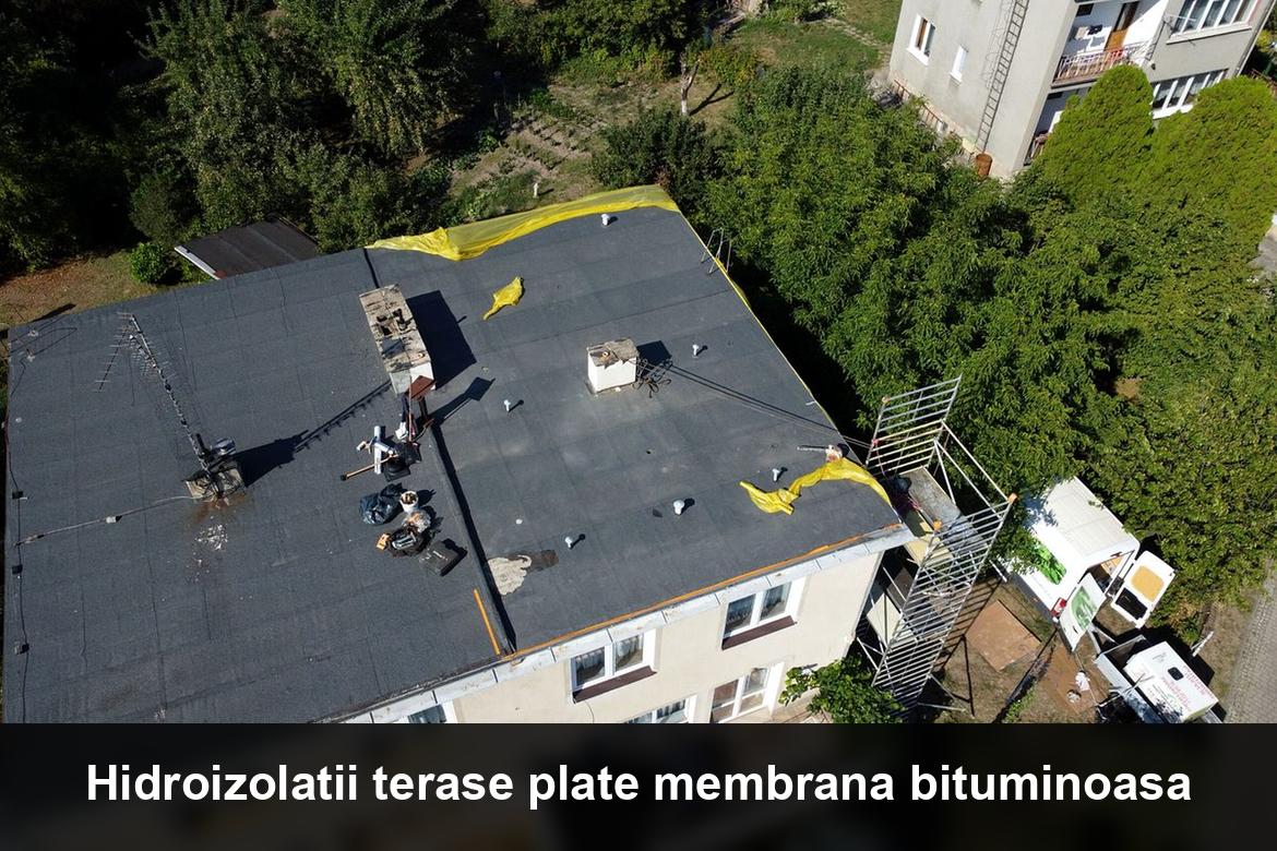 hidroizolatie terasa cu membrana bituminoasa