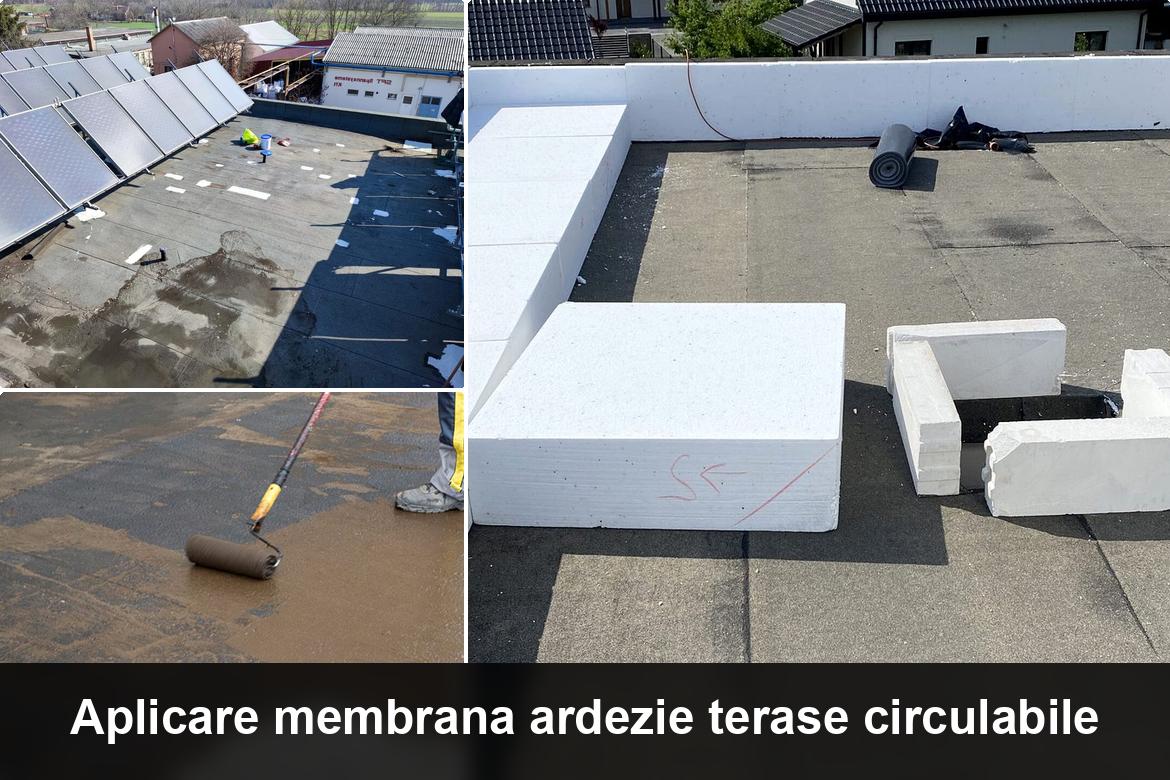 hidroizolatie terasa cu membrana bituminoasa
