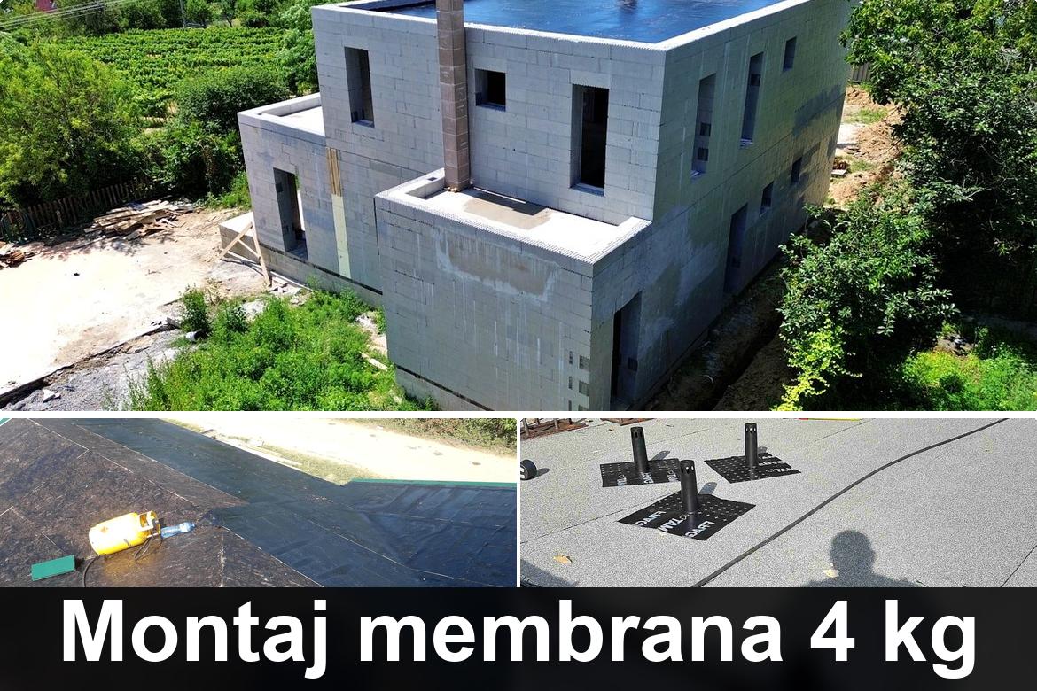 hidroizolatie terasa cu membrana bituminoasa