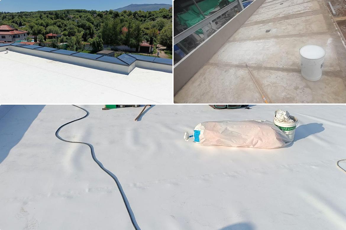 detaliu hidroizolatie terasa termosudabila