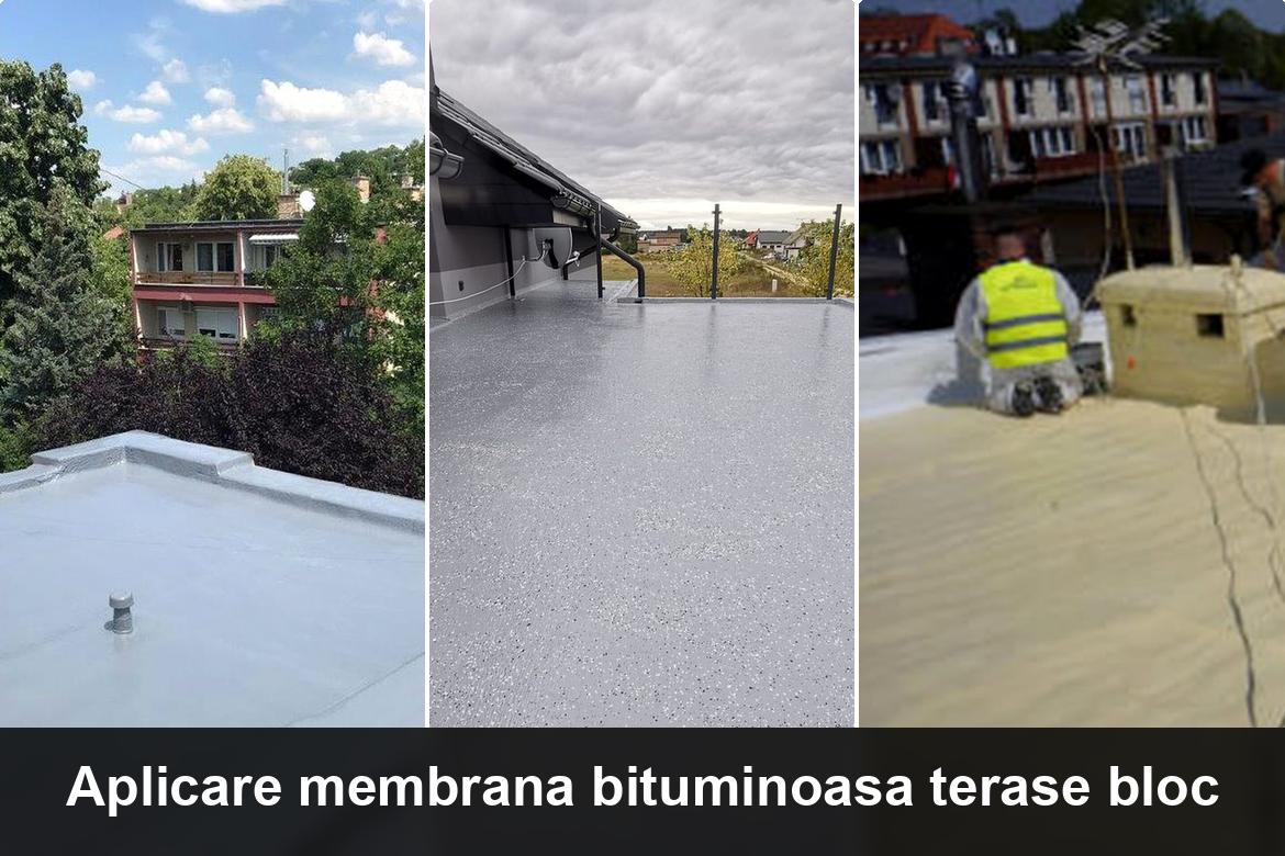 lucrare hidroizolatie terasa finalizata
