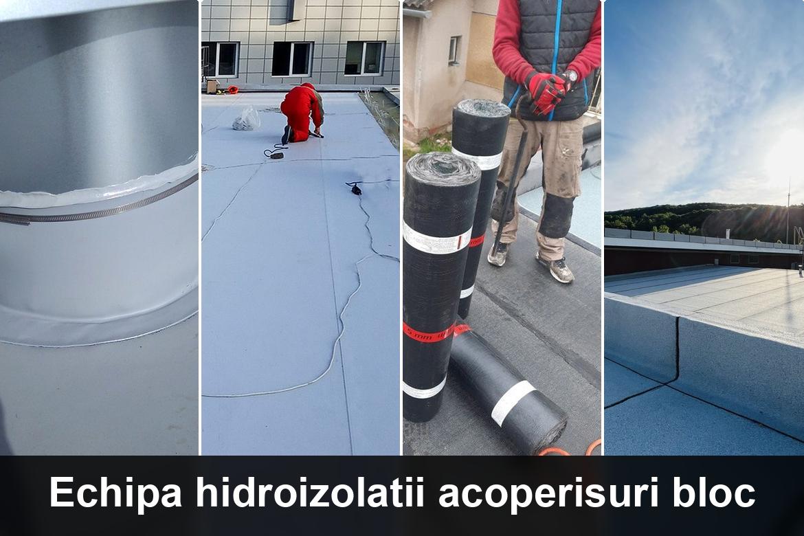lucrare hidroizolatie terasa finalizata