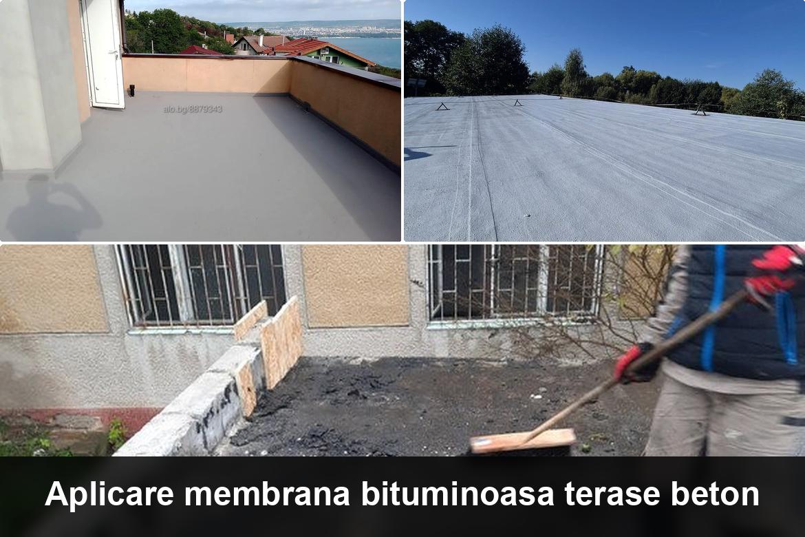 hidroizolatie terasa cu membrana bituminoasa