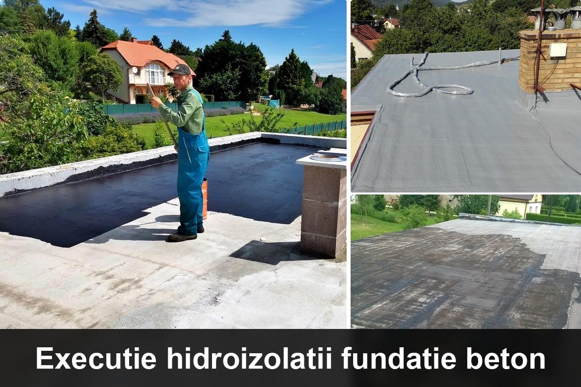 hidroizolatie terasa cu membrana bituminoasa