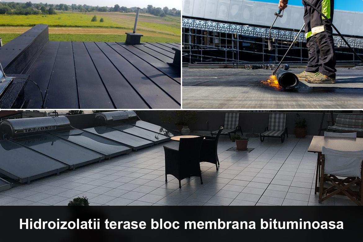 lucrare hidroizolatie terasa finalizata