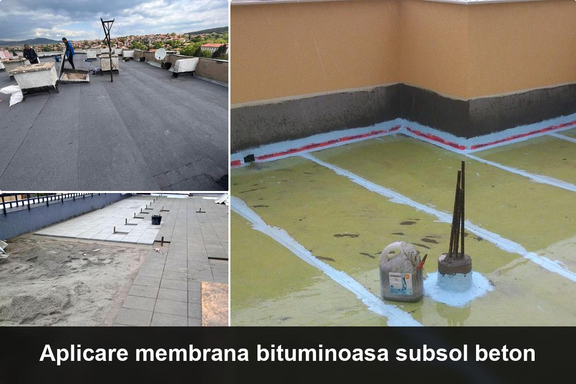 lucrare hidroizolatie terasa finalizata
