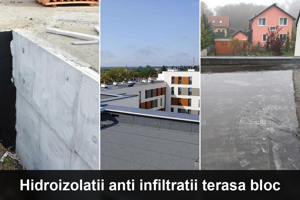 hidroizolatie terasa cu membrana bituminoasa