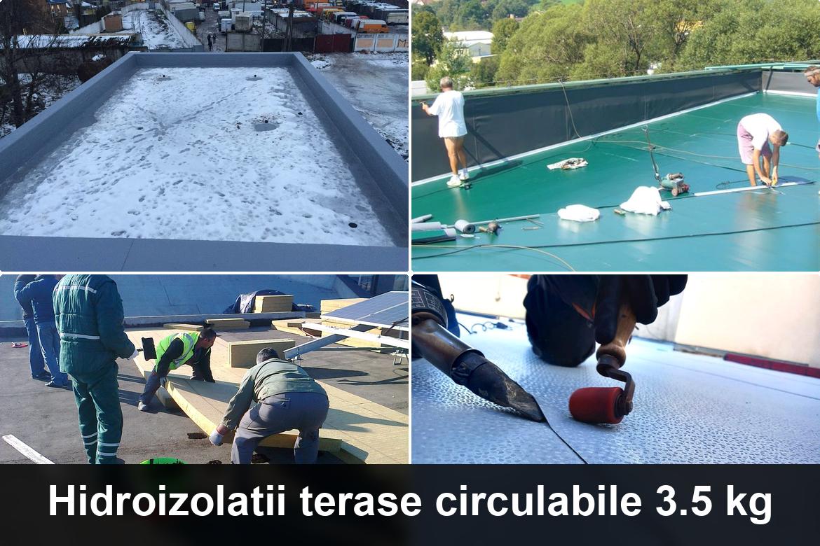 hidroizolatie terasa cu membrana bituminoasa