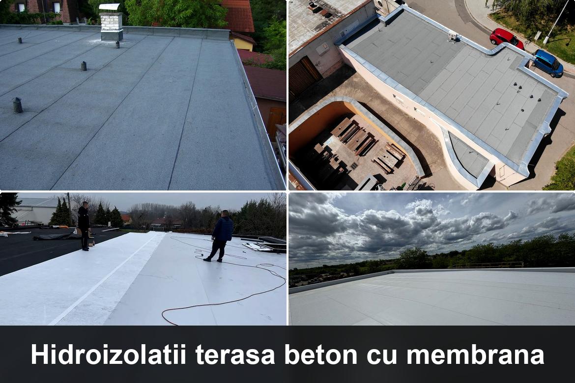hidroizolatie terasa cu membrana bituminoasa