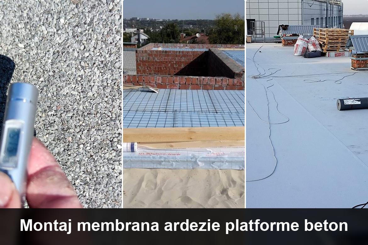 hidroizolatie terasa cu membrana bituminoasa