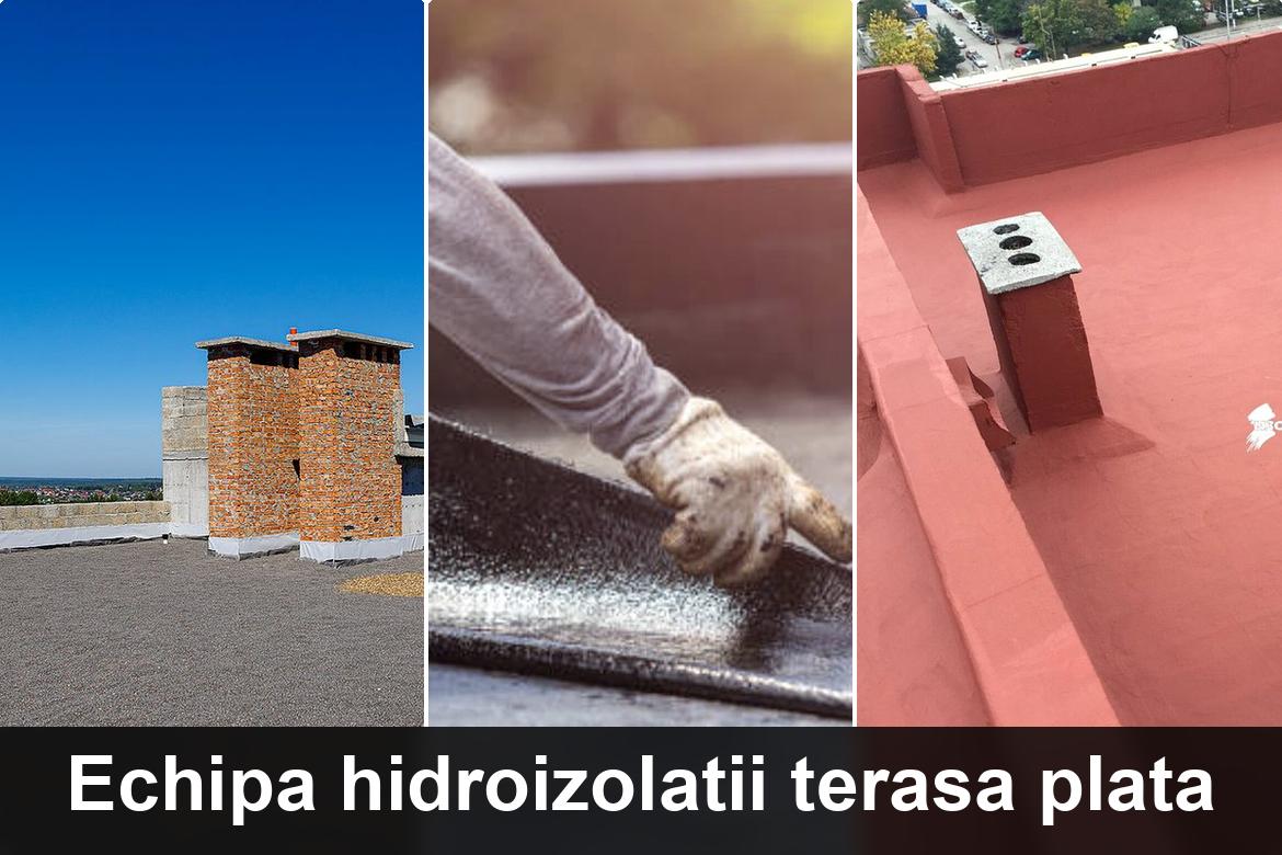 lucrare hidroizolatie terasa finalizata
