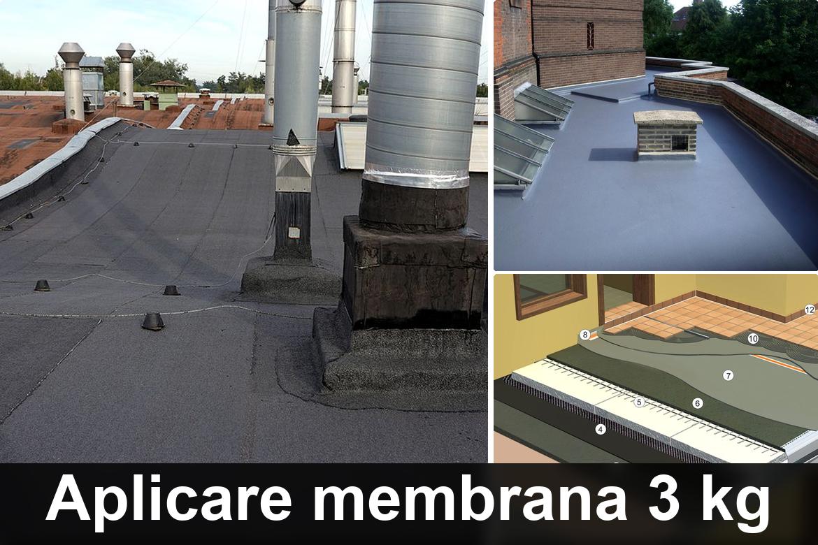 hidroizolatie terasa cu membrana bituminoasa