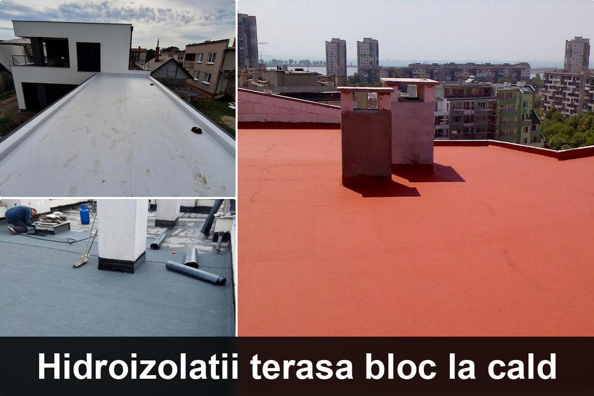 lucrare hidroizolatie terasa finalizata