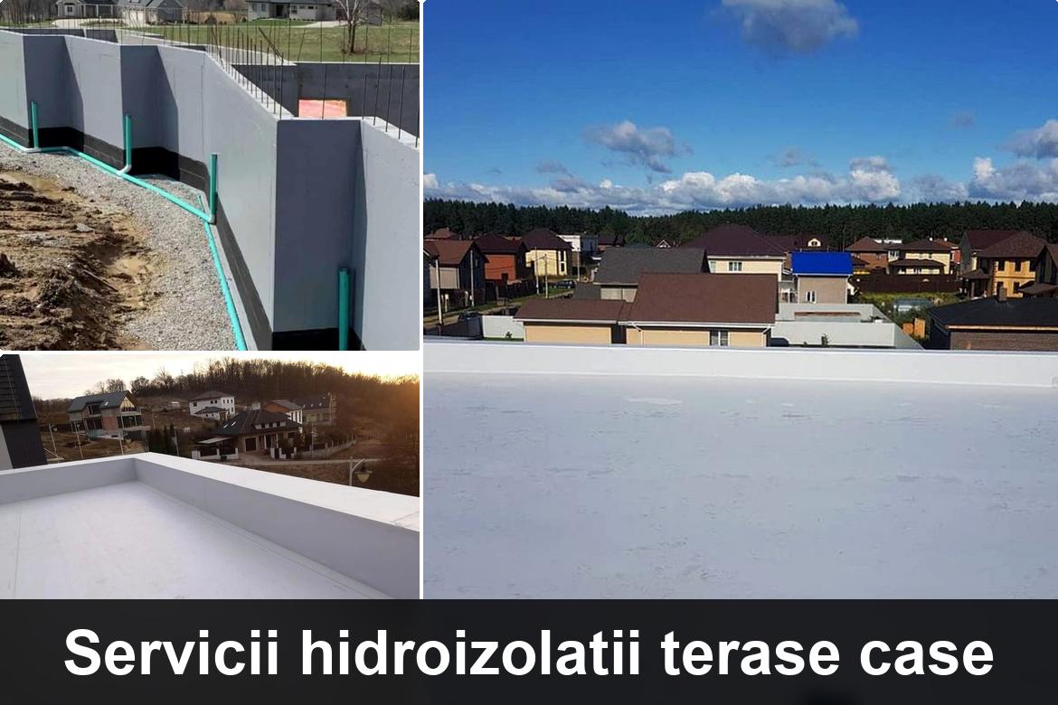 hidroizolatie terasa cu membrana bituminoasa