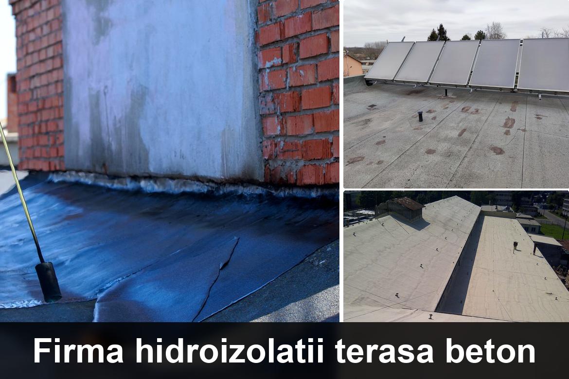 hidroizolatie terasa cu membrana bituminoasa