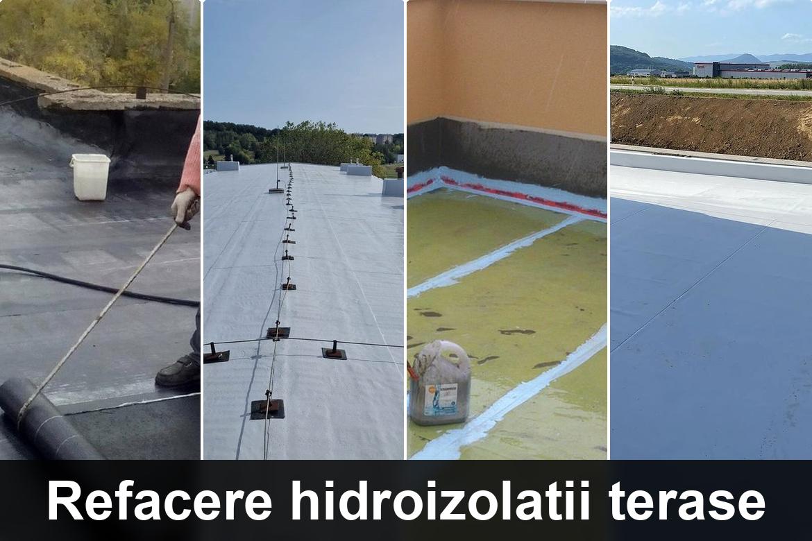 lucrare hidroizolatie terasa finalizata