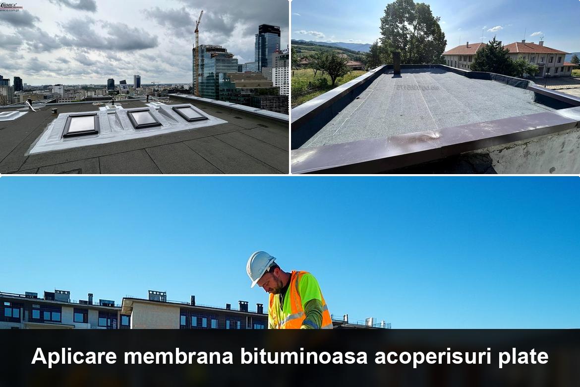 hidroizolatie terasa cu membrana bituminoasa