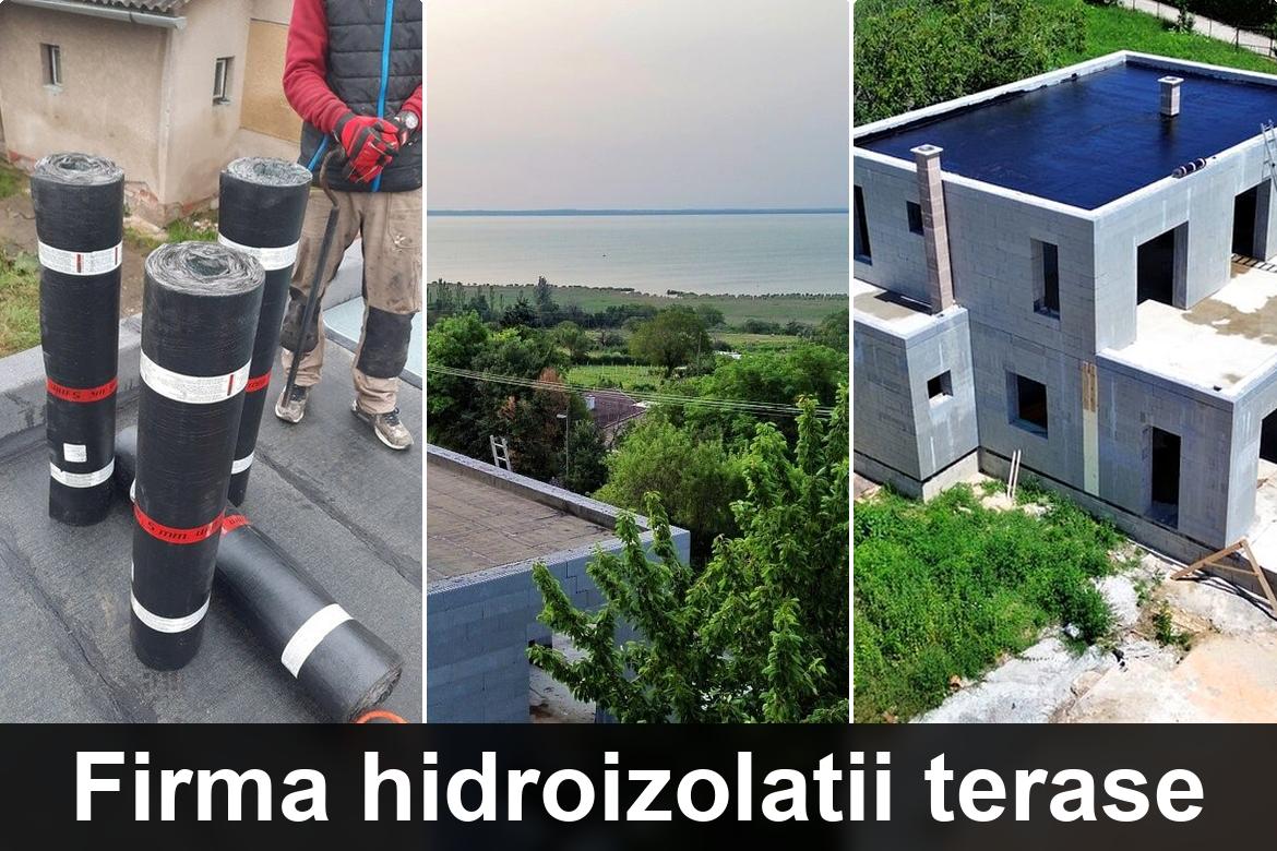hidroizolatie terasa cu membrana bituminoasa