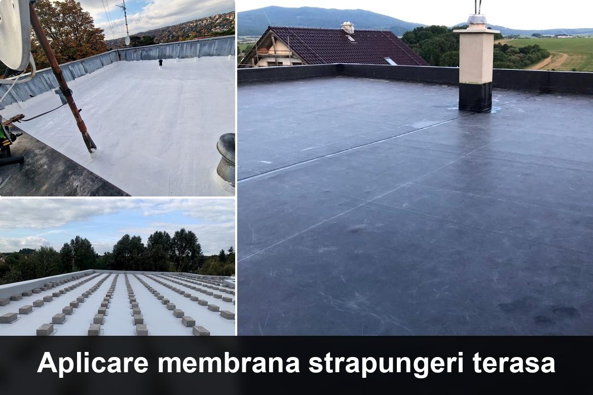 hidroizolatie terasa cu membrana bituminoasa