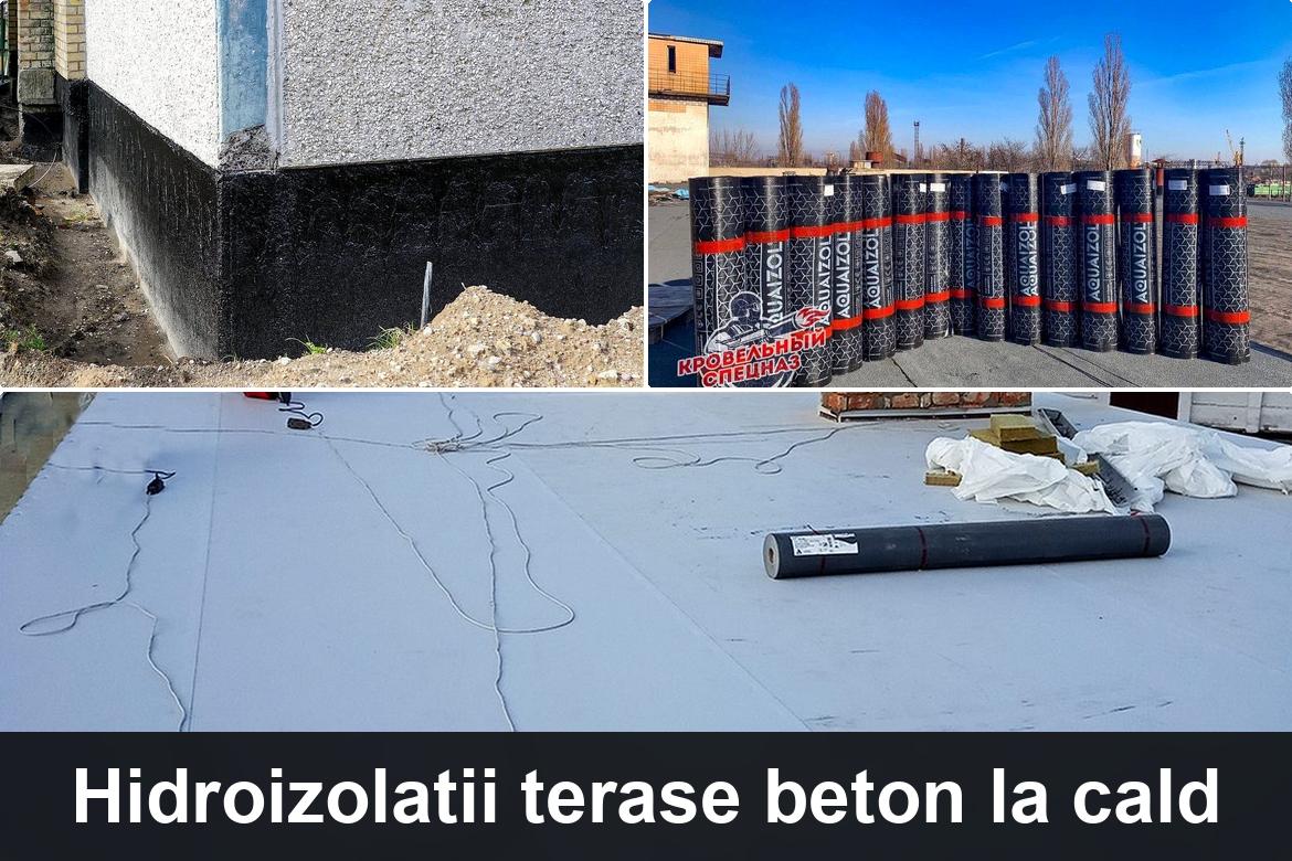 hidroizolatie terasa cu membrana bituminoasa