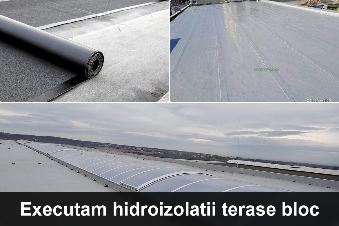 hidroizolatie terasa cu membrana bituminoasa