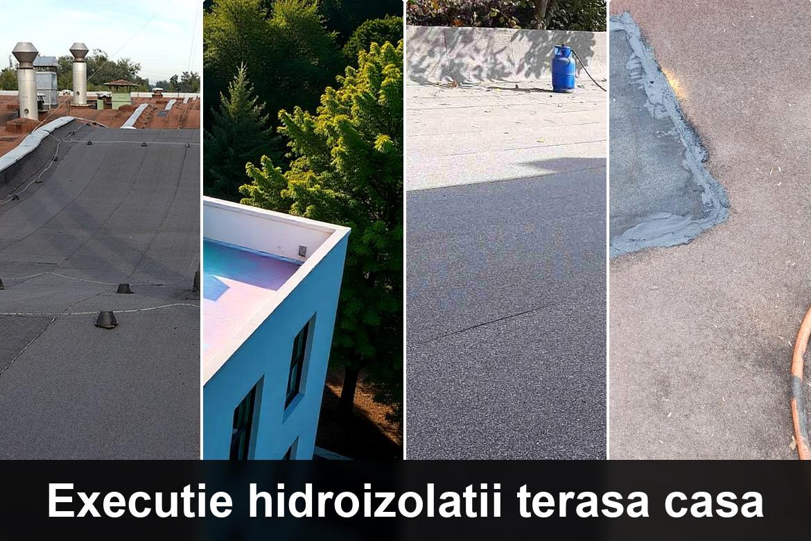 lucrare hidroizolatie terasa finalizata