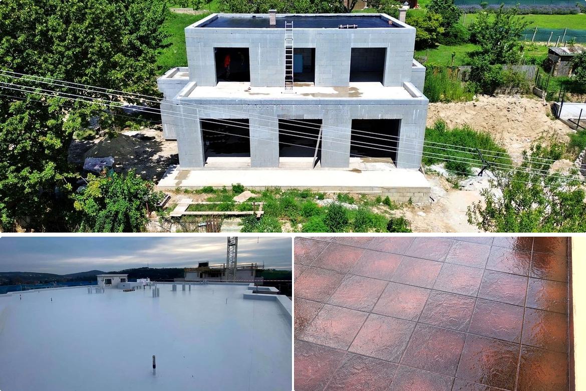 hidroizolatie terasa cu membrana bituminoasa