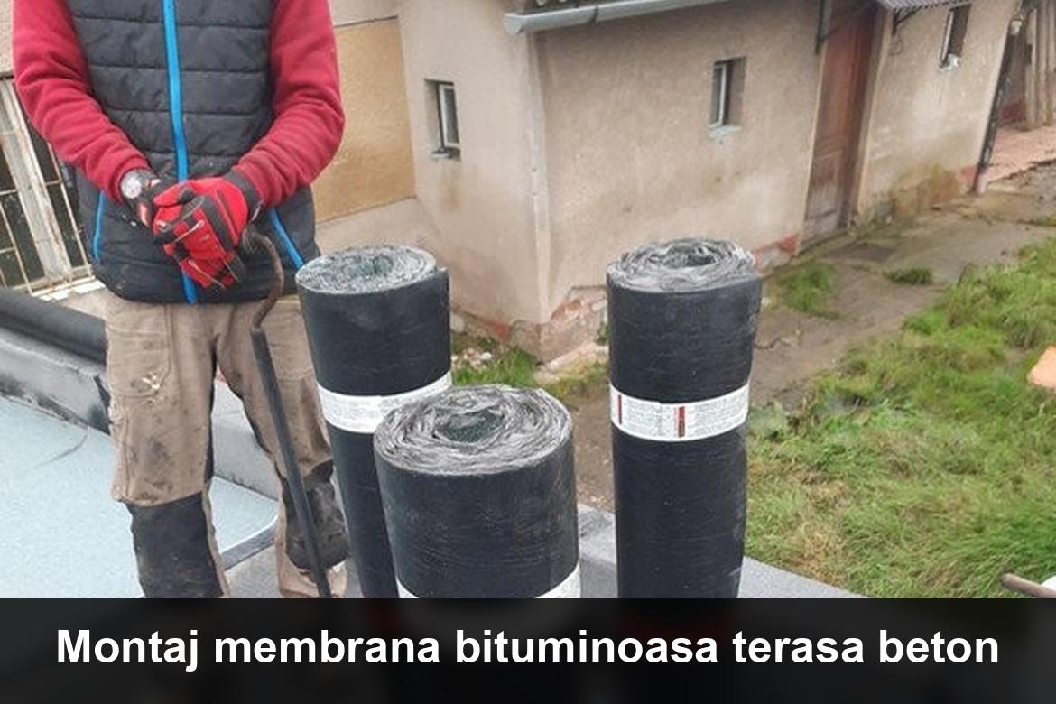 lucrare hidroizolatie terasa finalizata