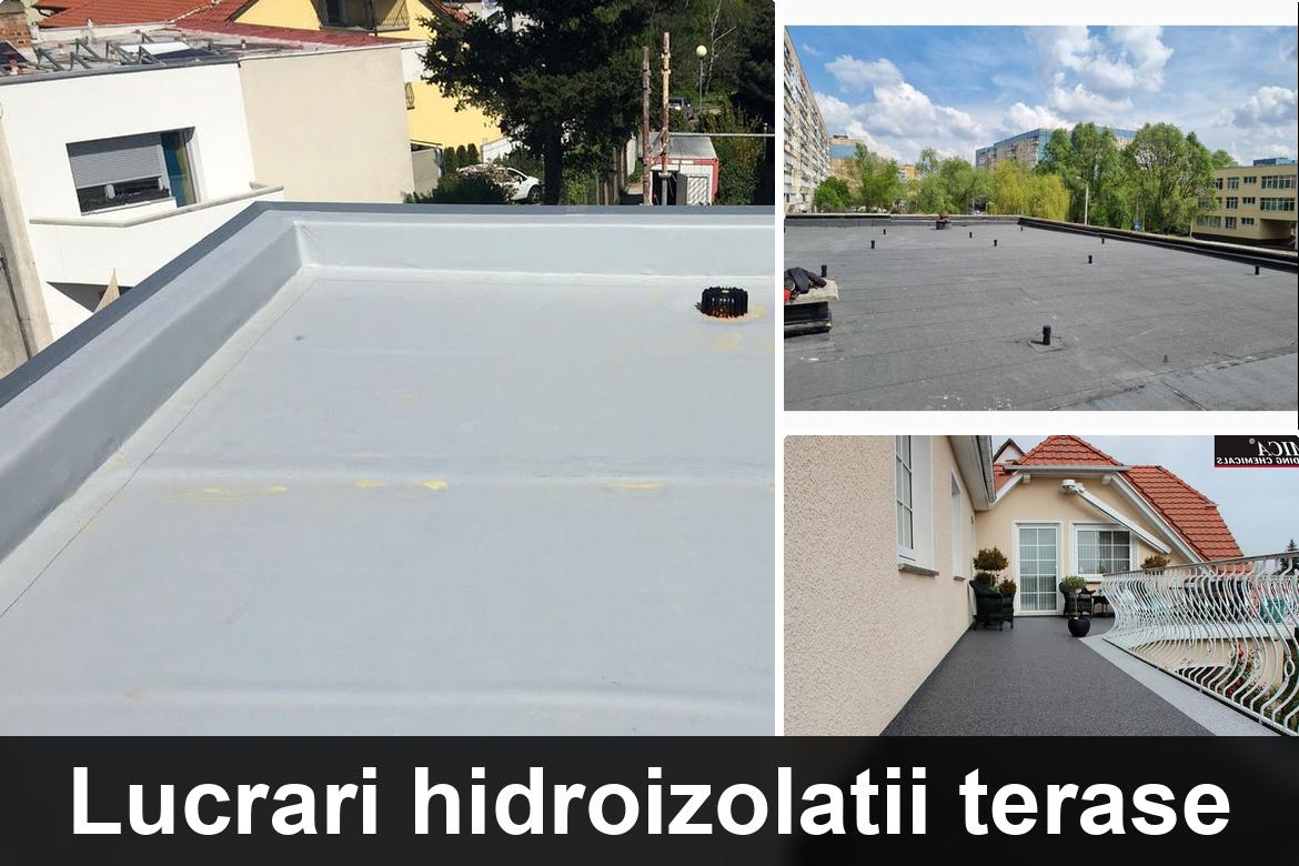 hidroizolatie terasa cu membrana bituminoasa