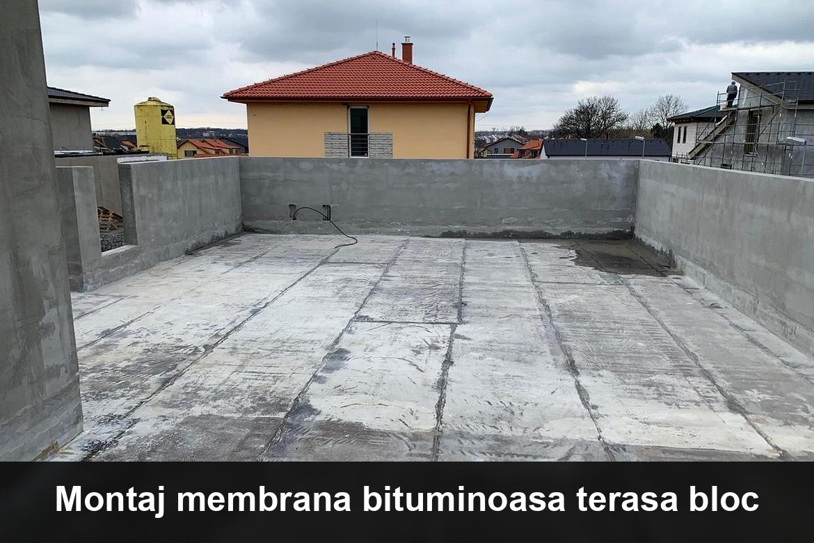 lucrare hidroizolatie terasa finalizata