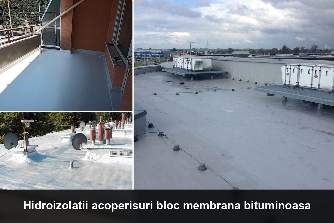 hidroizolatie terasa cu membrana bituminoasa