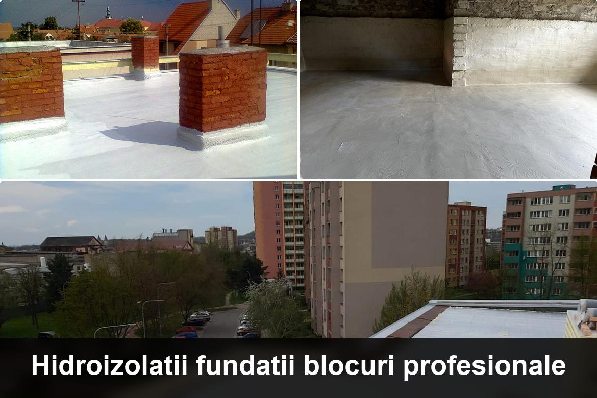 hidroizolatie terasa cu membrana bituminoasa