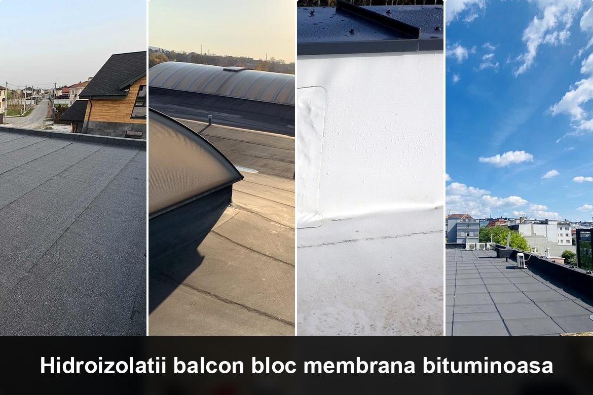 hidroizolatie terasa cu membrana bituminoasa
