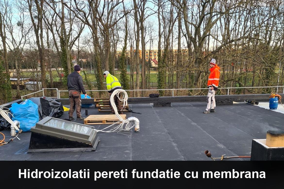 hidroizolatie terasa cu membrana bituminoasa
