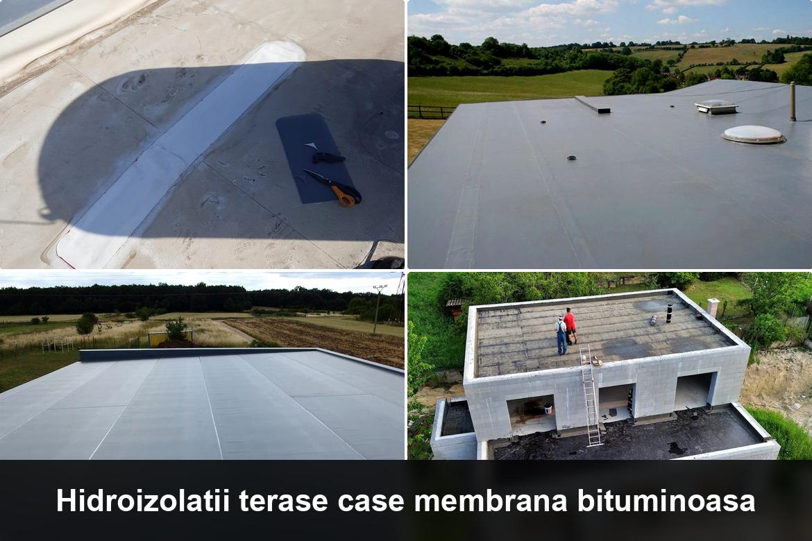 hidroizolatie terasa cu membrana bituminoasa