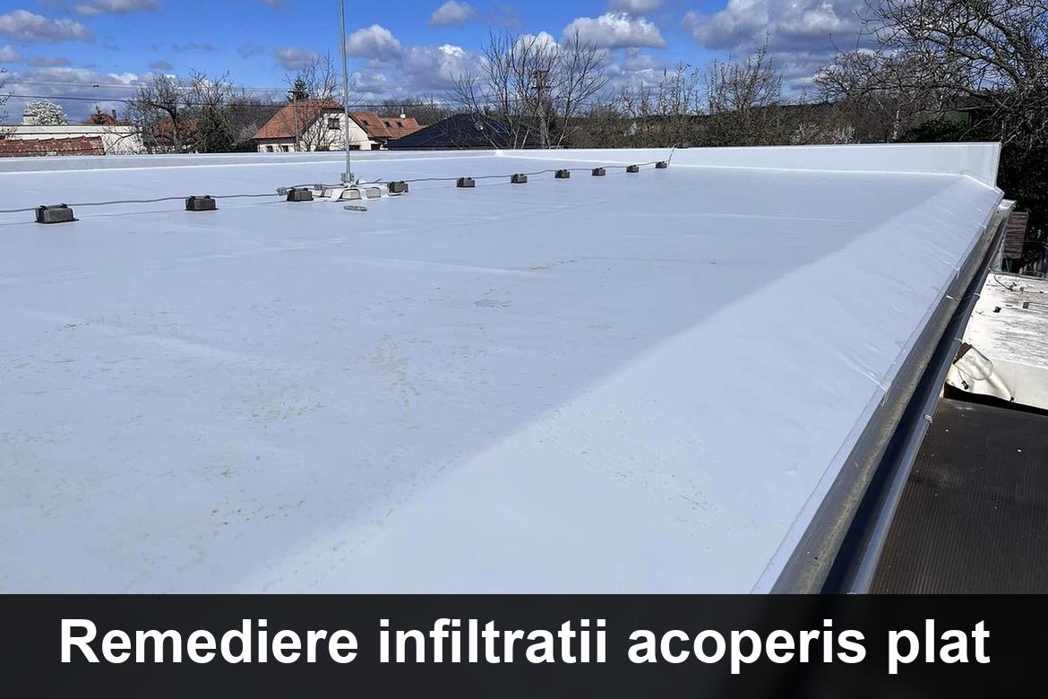 lucrare hidroizolatie terasa finalizata