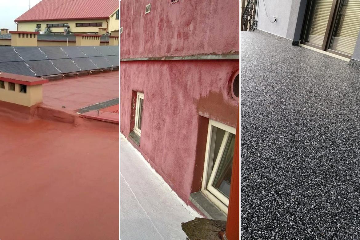 lucrare hidroizolatie terasa finalizata