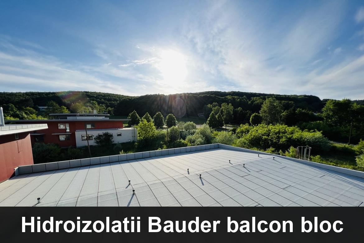hidroizolatie terasa cu membrana bituminoasa
