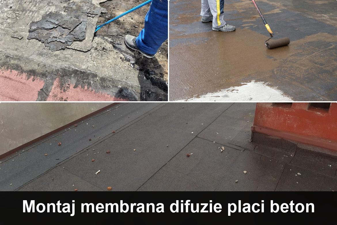 hidroizolatie terasa cu membrana bituminoasa